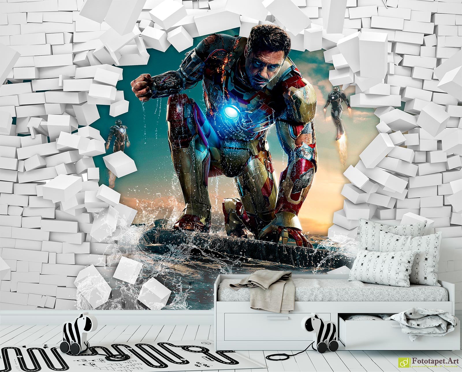 Detail Iron Man 3d Wallpaper Nomer 49