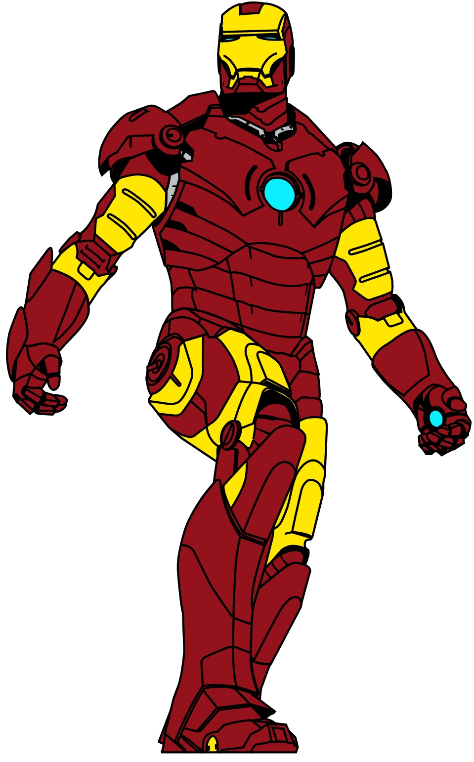 Detail Iron Man Clipart Nomer 38