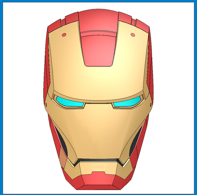 Detail Iron Man Face Nomer 22