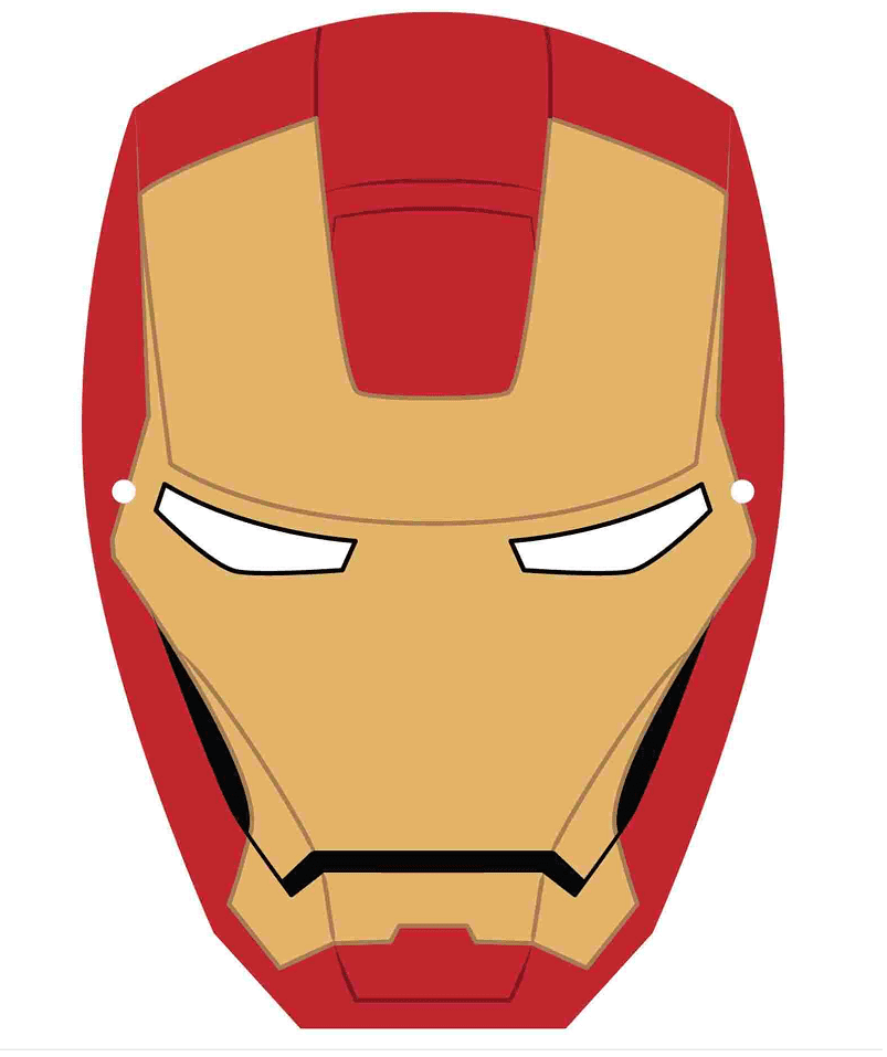 Detail Iron Man Face Png Nomer 16