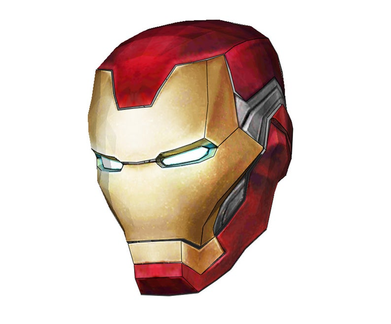 Detail Iron Man Head Png Nomer 41