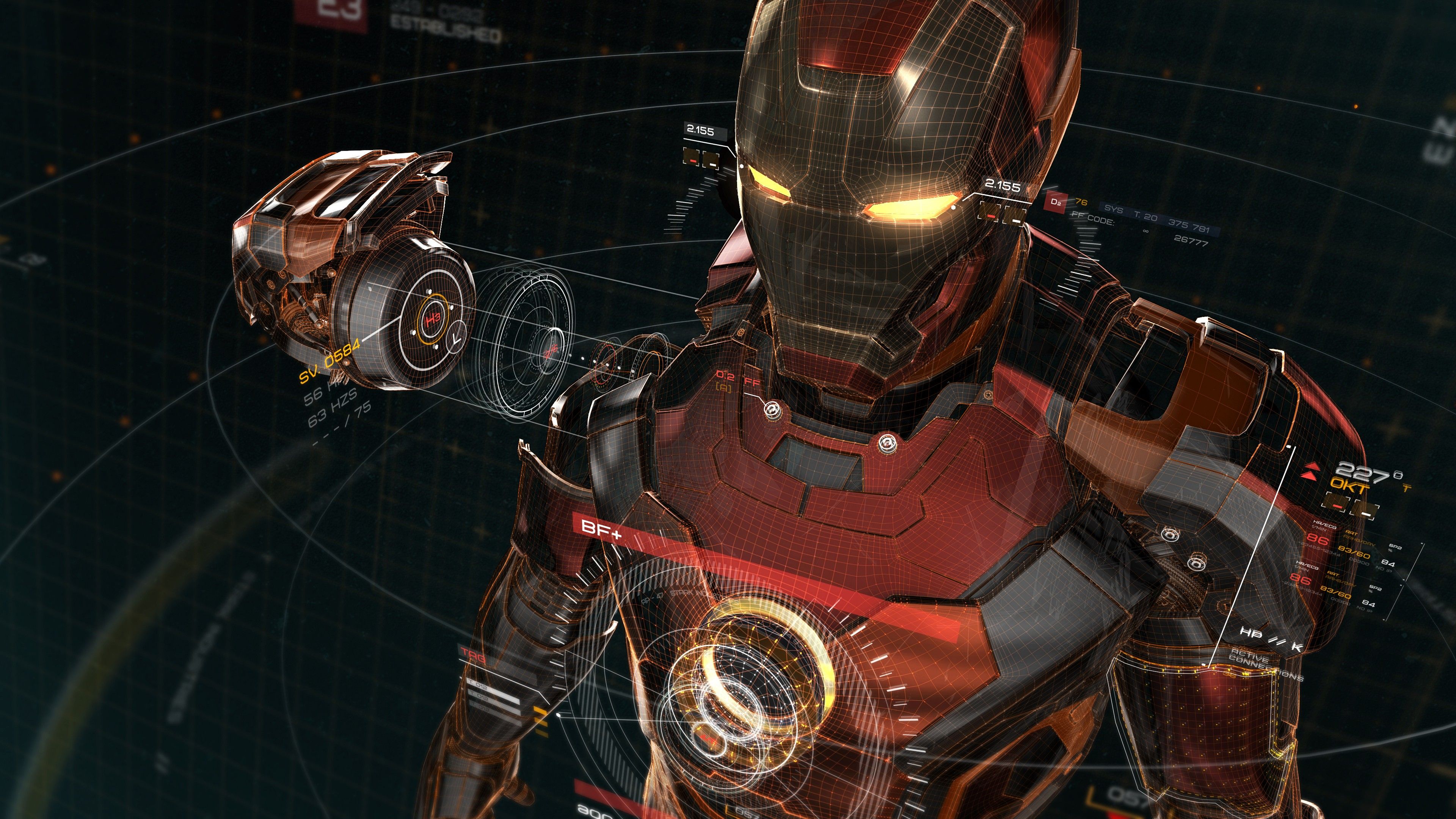 Detail Iron Man Hud Wallpaper Nomer 24