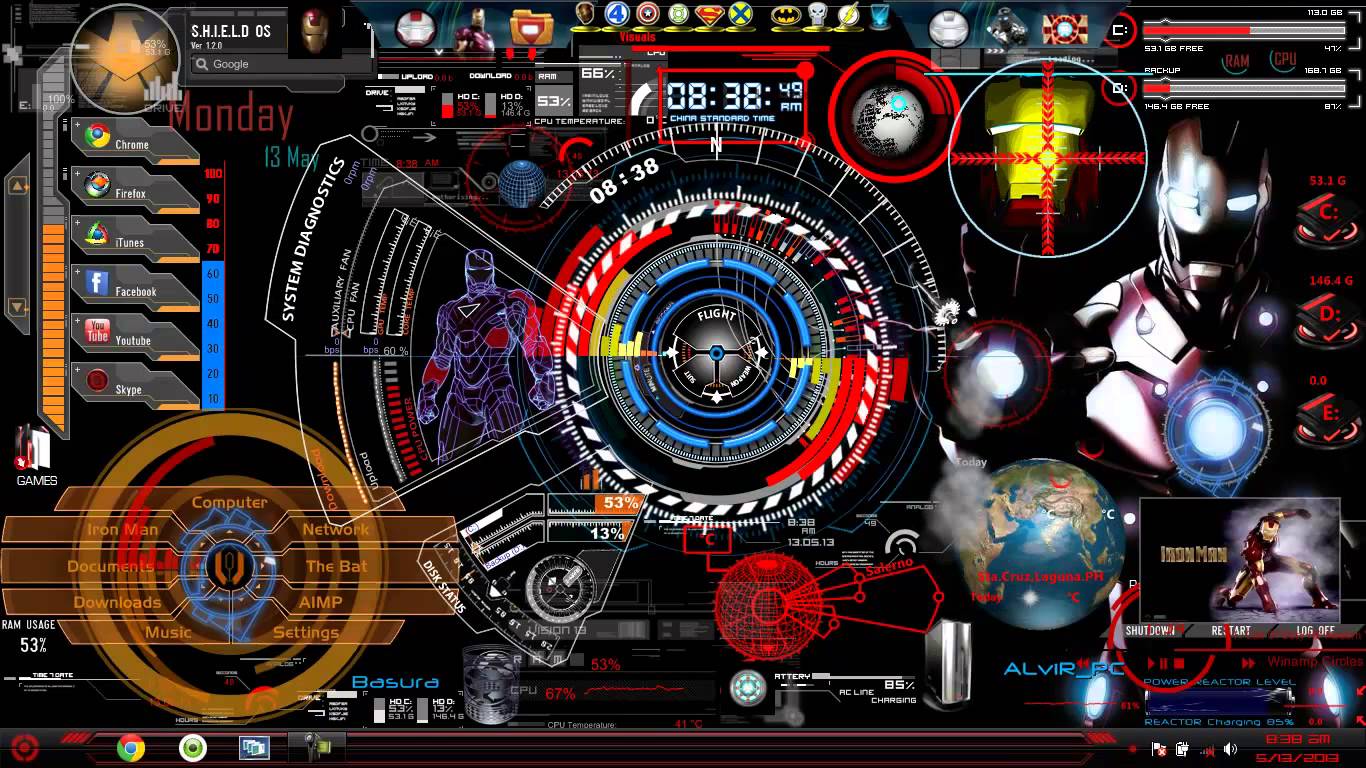 Detail Iron Man Hud Wallpaper Nomer 39