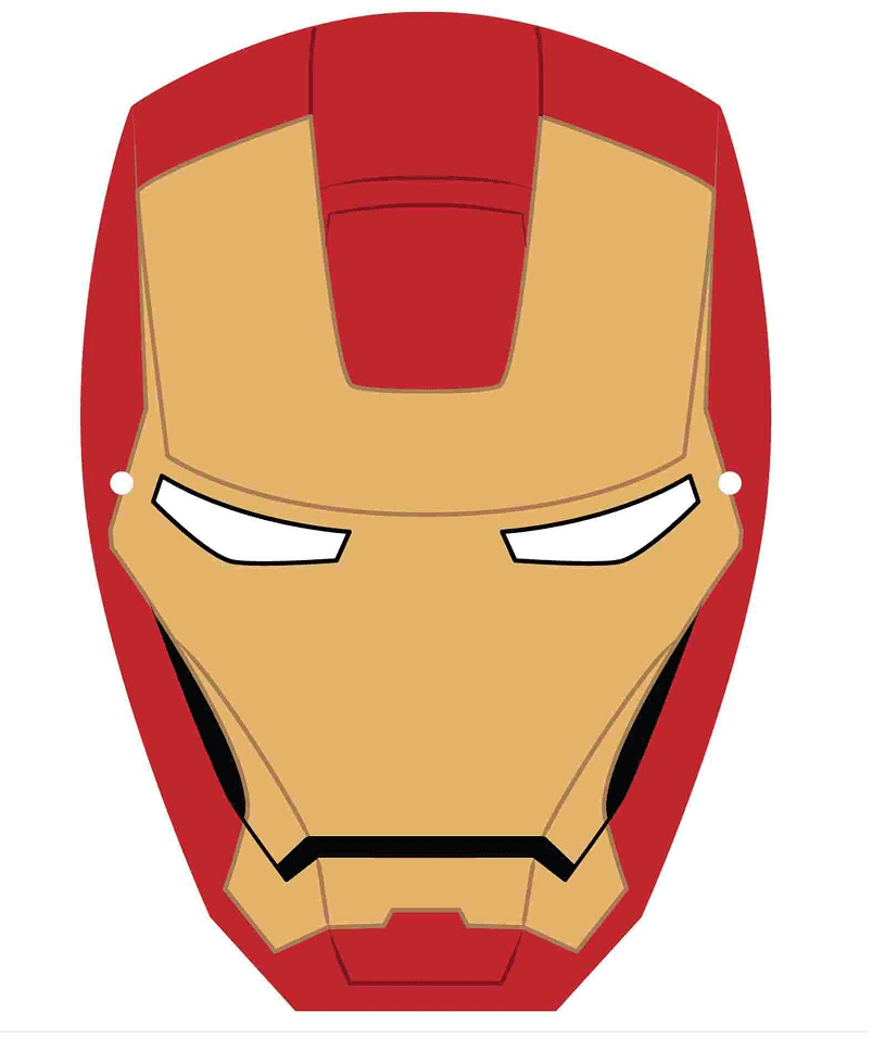 Iron Man Mask Clipart - KibrisPDR