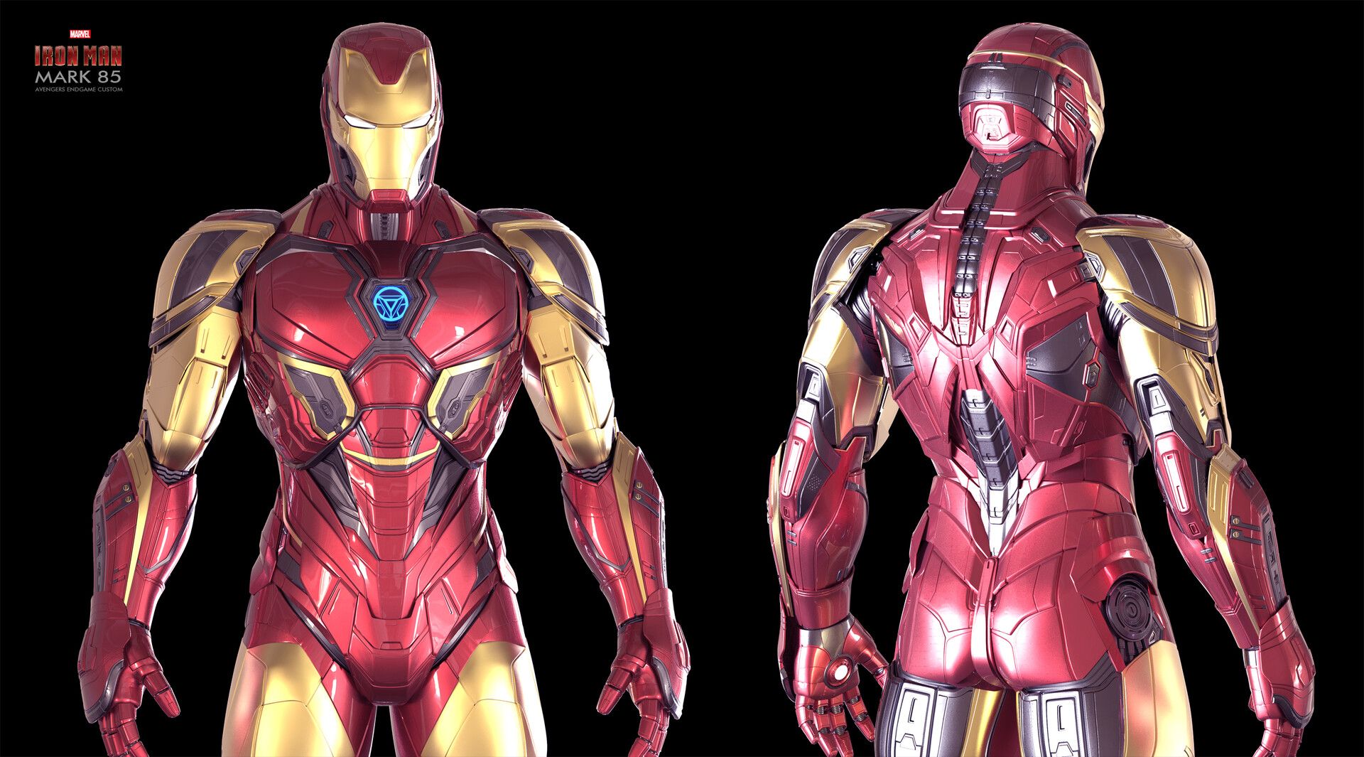 Detail Iron Man Suit Mark 85 Nomer 33