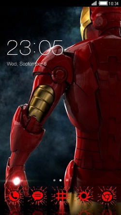 Detail Iron Man Themes For Android Nomer 22