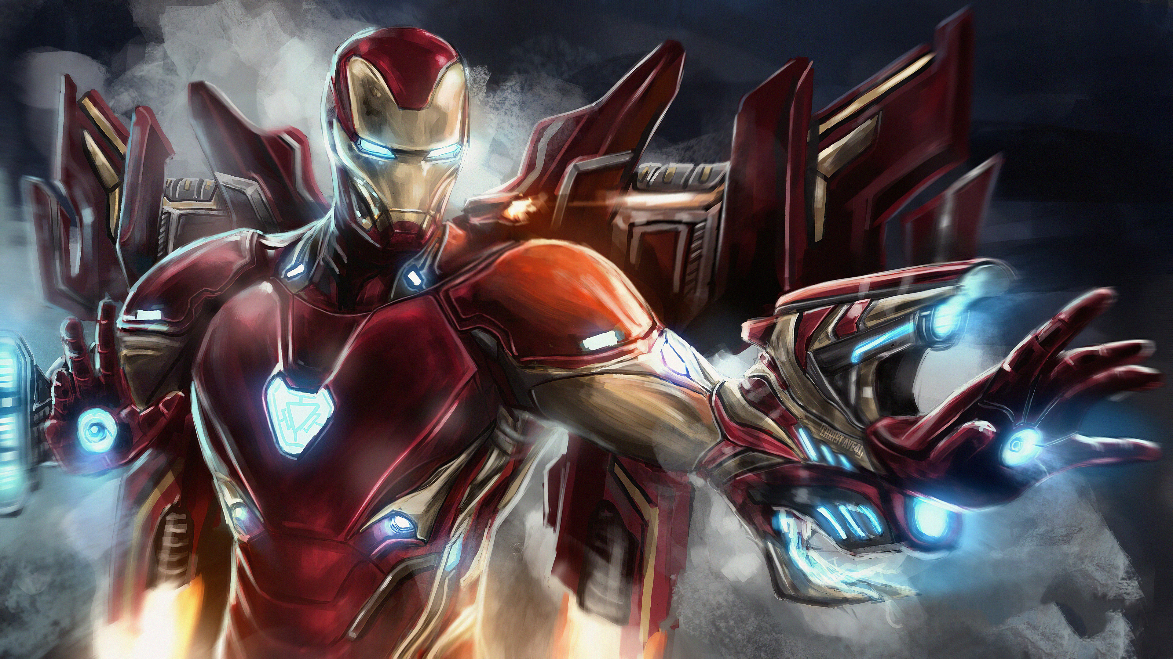 Detail Iron Man Wallpaper 4k Nomer 21