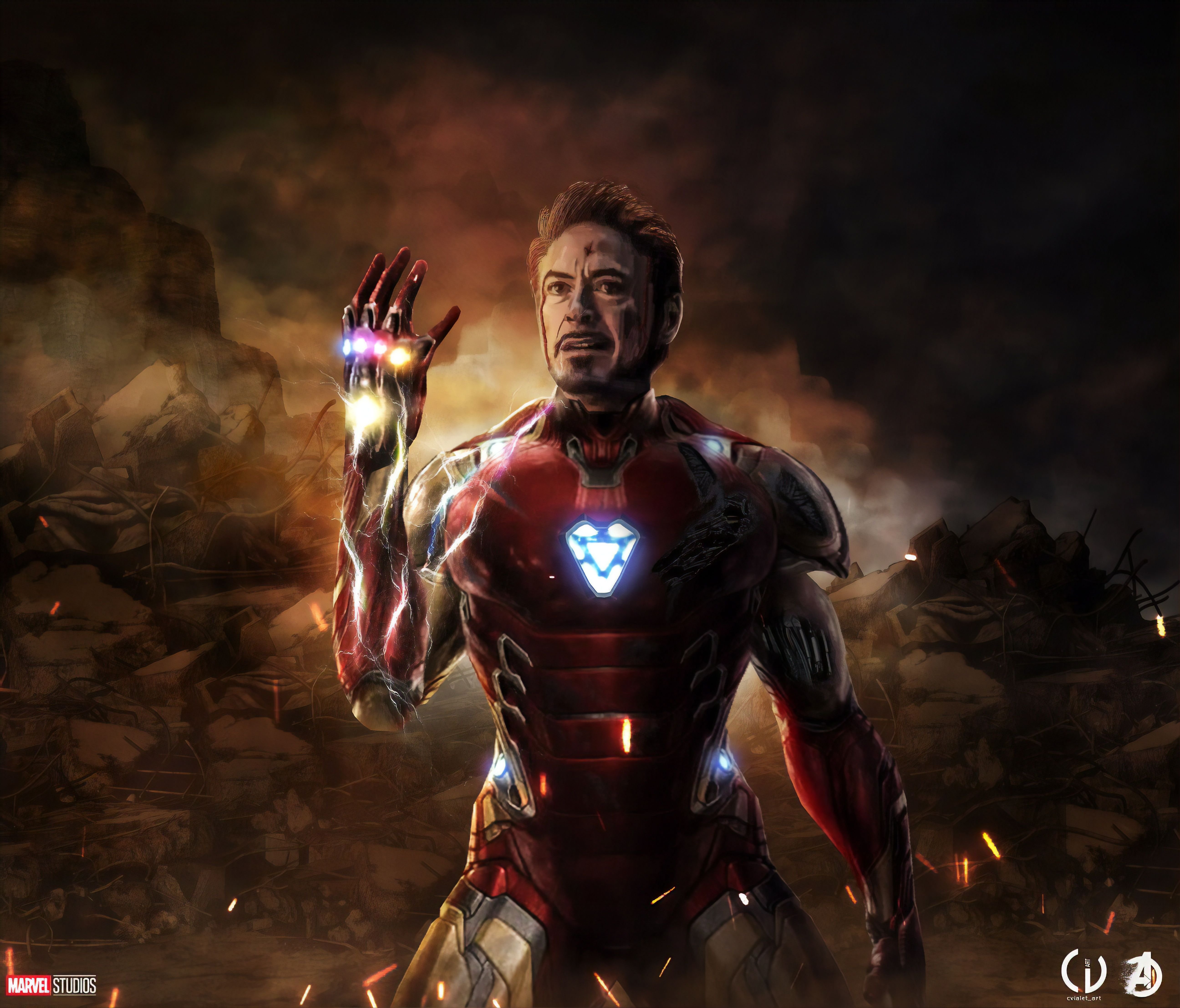 Detail Iron Man Wallpaper 4k Nomer 7