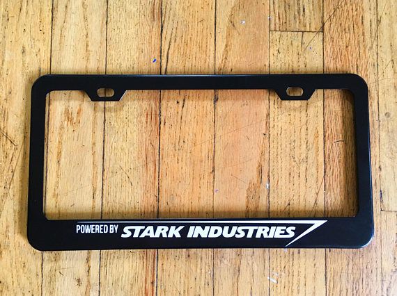 Detail Ironman License Plate Frame Nomer 42