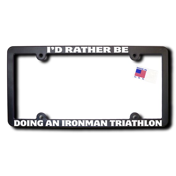 Detail Ironman License Plate Frame Nomer 10