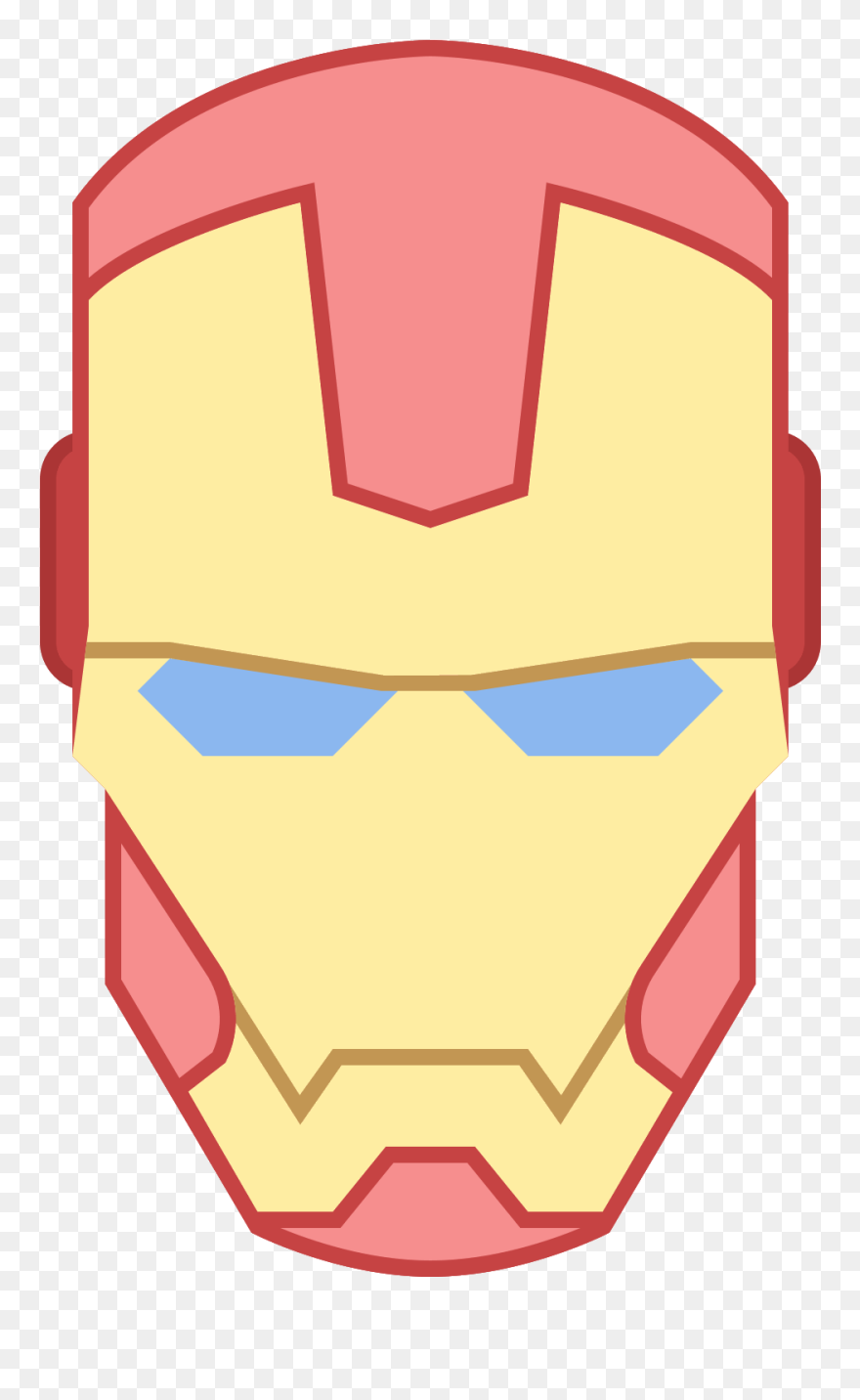 Detail Ironman Mask Clipart Nomer 10
