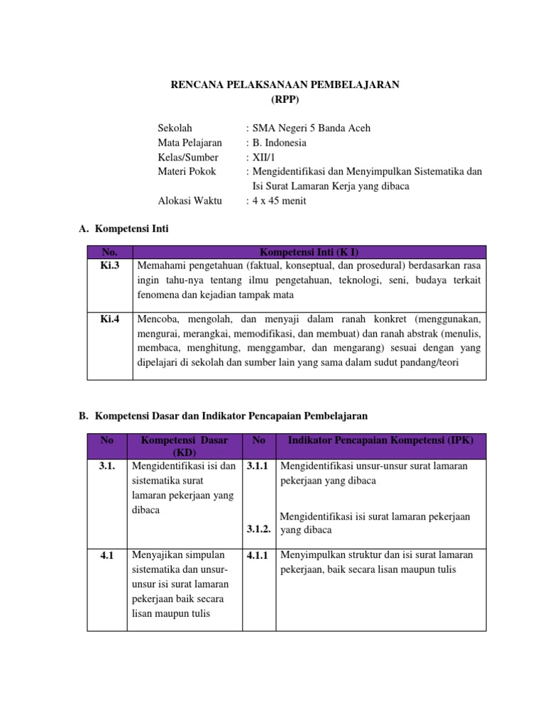 Detail Isi Surat Lamaran Kerja Nomer 50