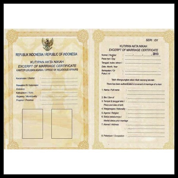 Detail Isi Surat Nikah Nomer 18