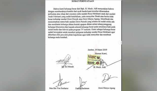 Detail Isi Surat Pernyataan Nomer 27