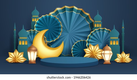 Detail Islamic Background 3d Nomer 3