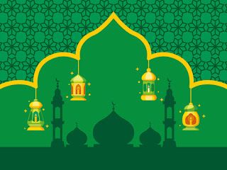 Detail Islamic Background Hijau Nomer 12