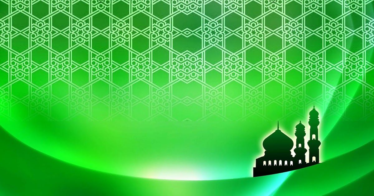 Detail Islamic Background Hijau Nomer 15