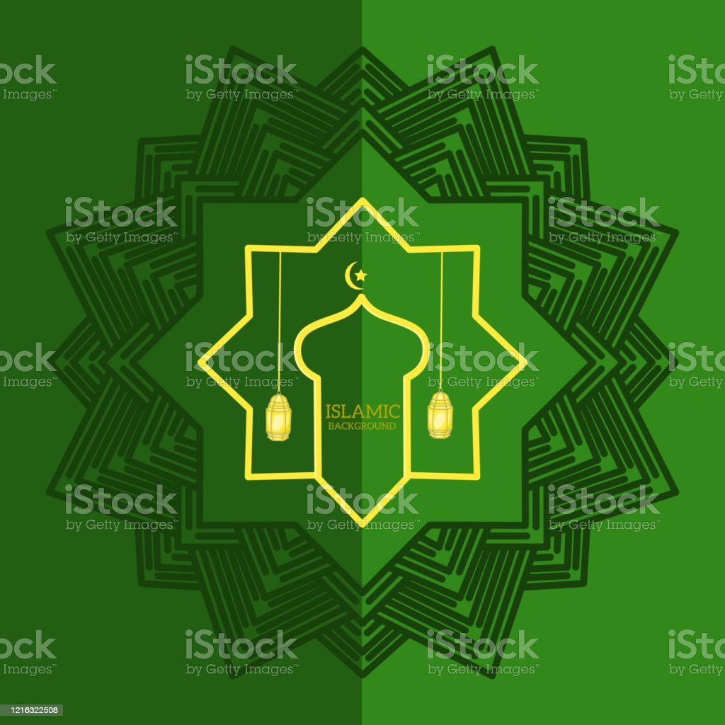 Detail Islamic Background Hijau Nomer 33