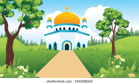 Detail Islamic Background Kartun Nomer 38