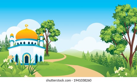 Detail Islamic Background Kartun Nomer 47