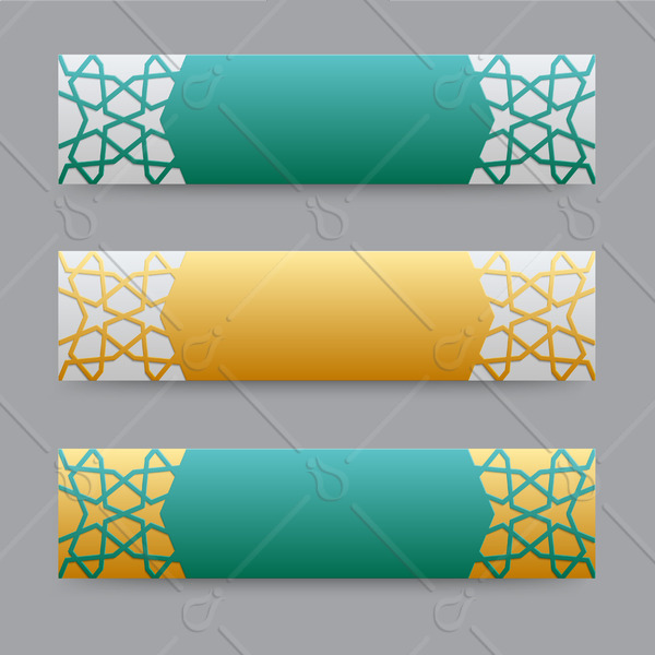 Detail Islamic Banner Vector Nomer 35