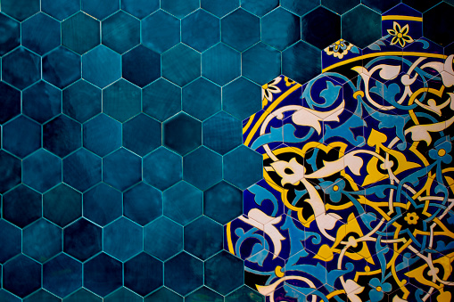 Detail Islamic Blue Wallpaper Nomer 57
