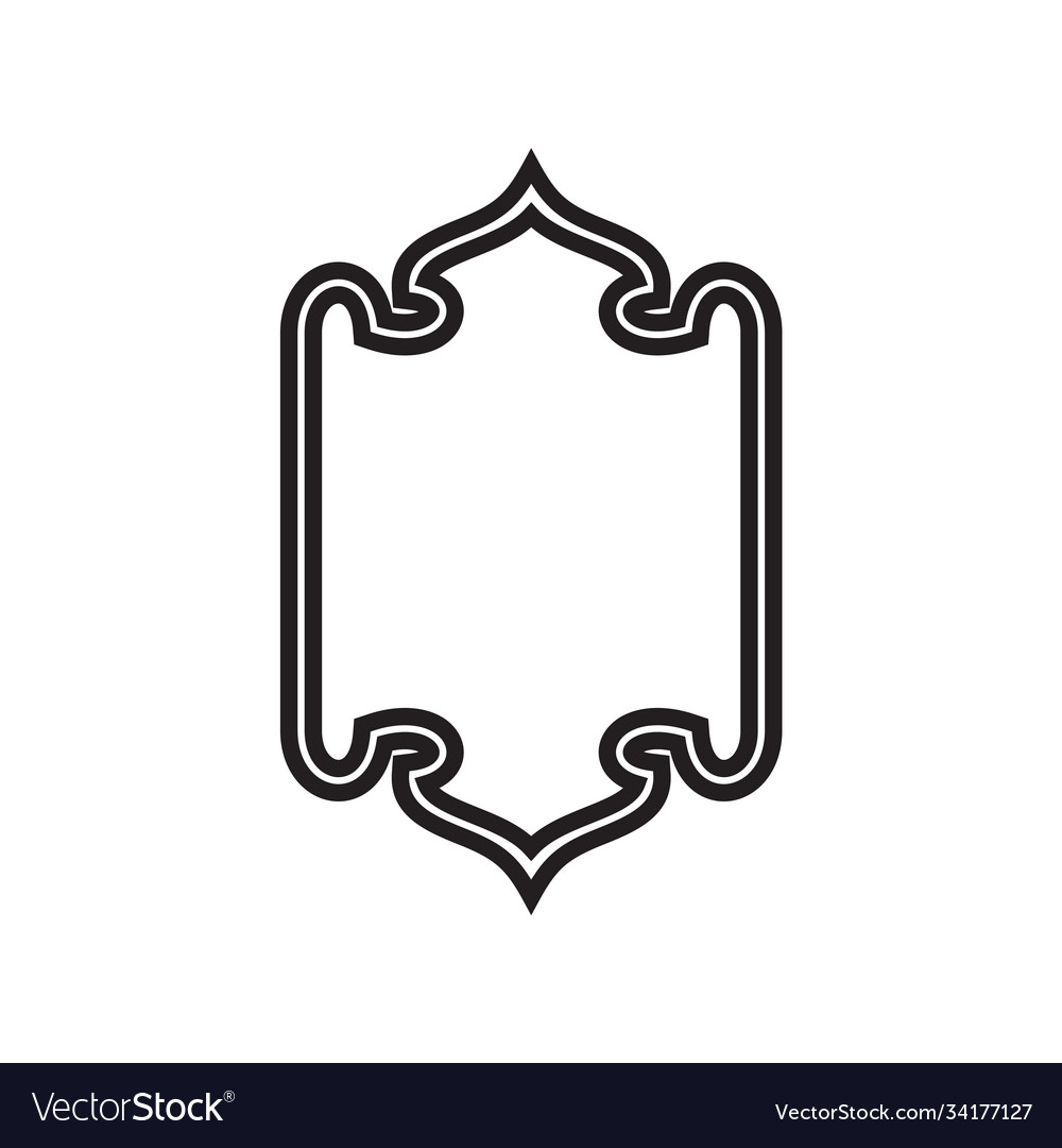 Detail Islamic Frame Vector Nomer 16