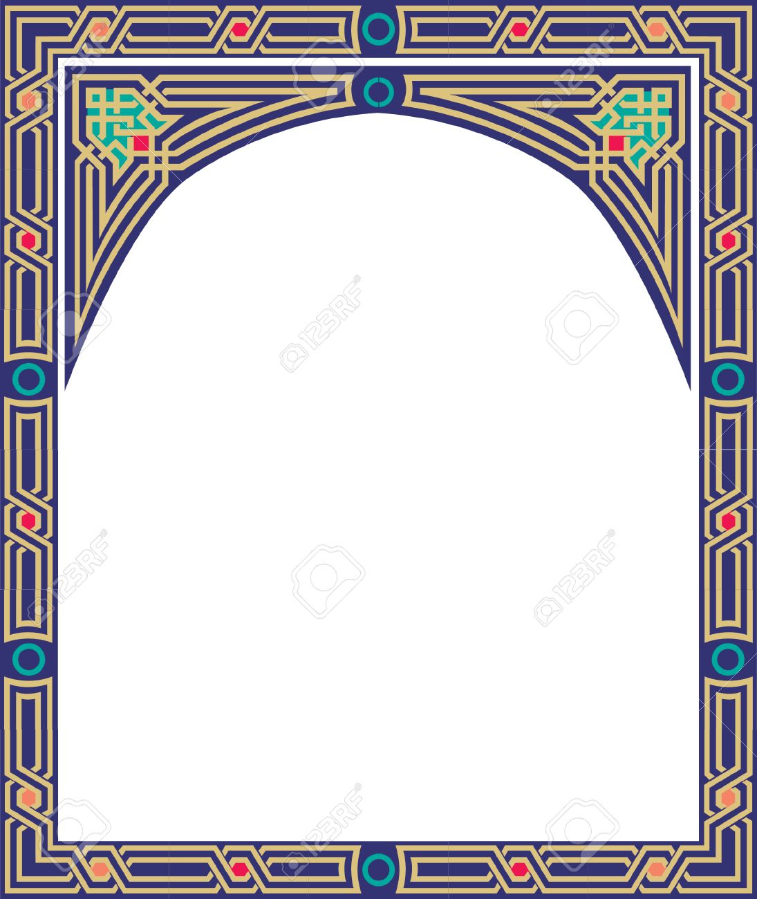 Detail Islamic Frame Vector Nomer 51