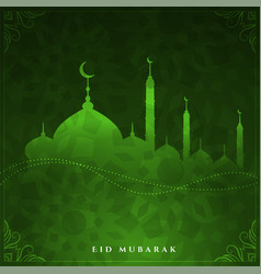 Detail Islamic Green Background Design Vector Nomer 26