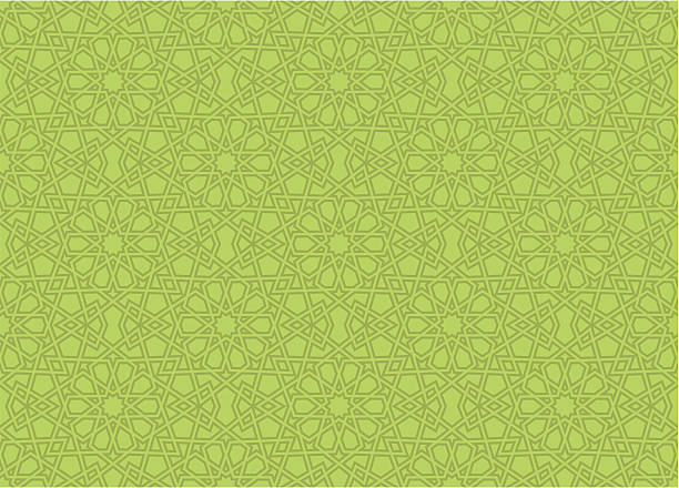 Detail Islamic Green Background Design Vector Nomer 41