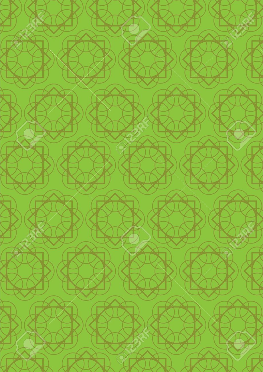 Detail Islamic Green Background Design Vector Nomer 44