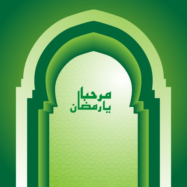 Detail Islamic Green Background Design Vector Nomer 50