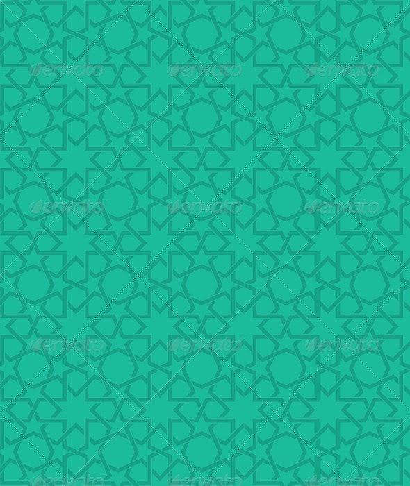 Detail Islamic Green Pattern Nomer 11