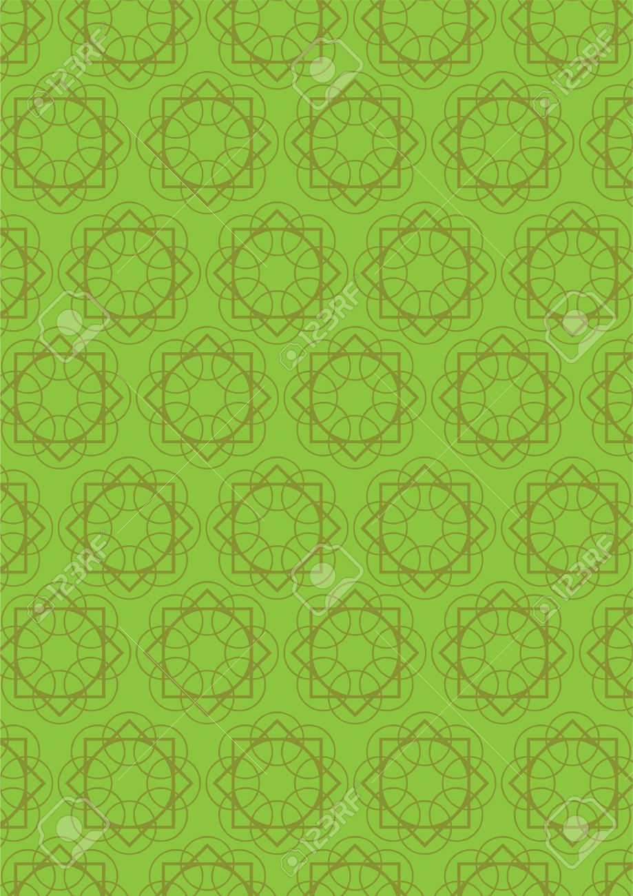 Detail Islamic Green Pattern Nomer 32