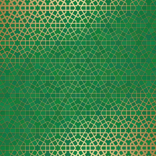 Detail Islamic Green Pattern Nomer 41