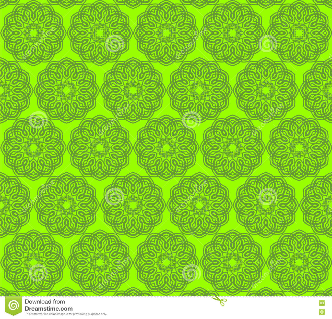 Detail Islamic Green Pattern Nomer 45