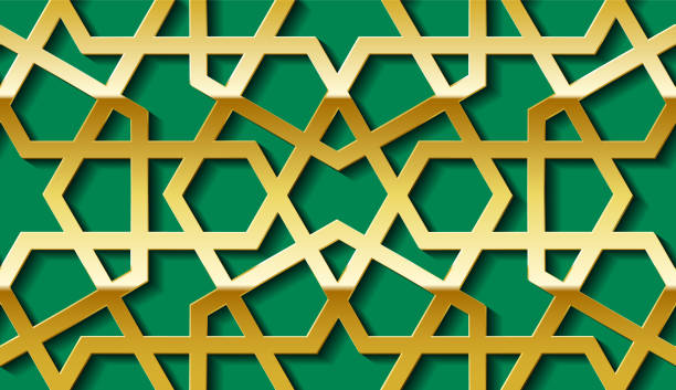 Detail Islamic Green Pattern Nomer 56