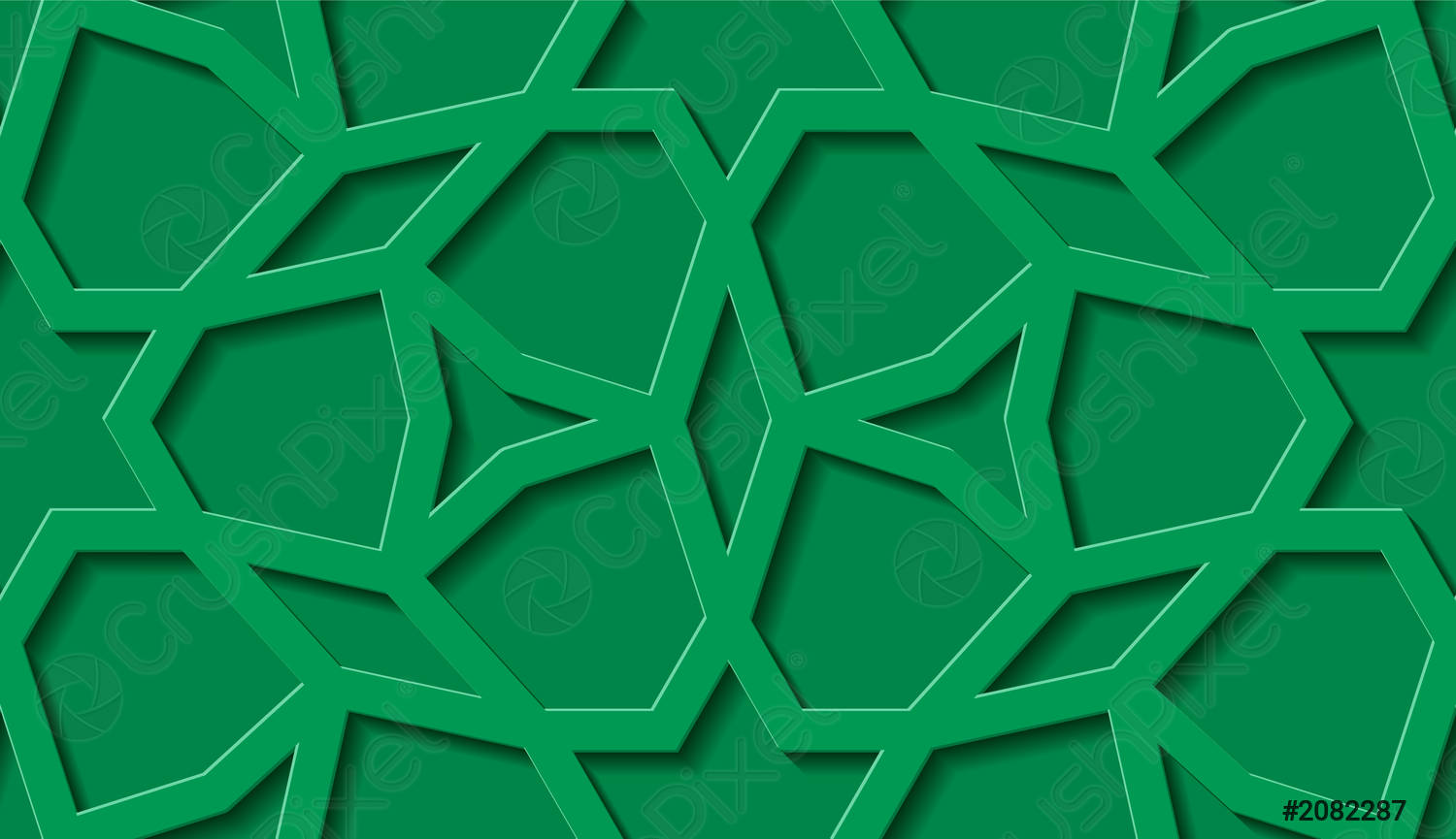 Detail Islamic Green Pattern Nomer 58