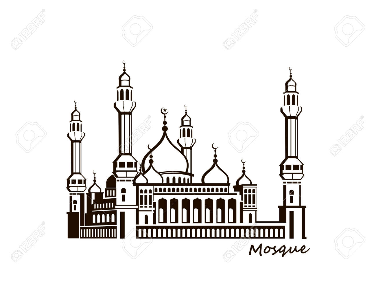 Detail Islamic Mosque Background Nomer 44