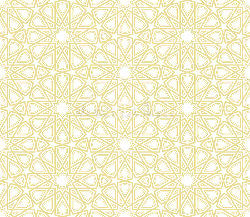 Islamic Pattern Background Gold - KibrisPDR