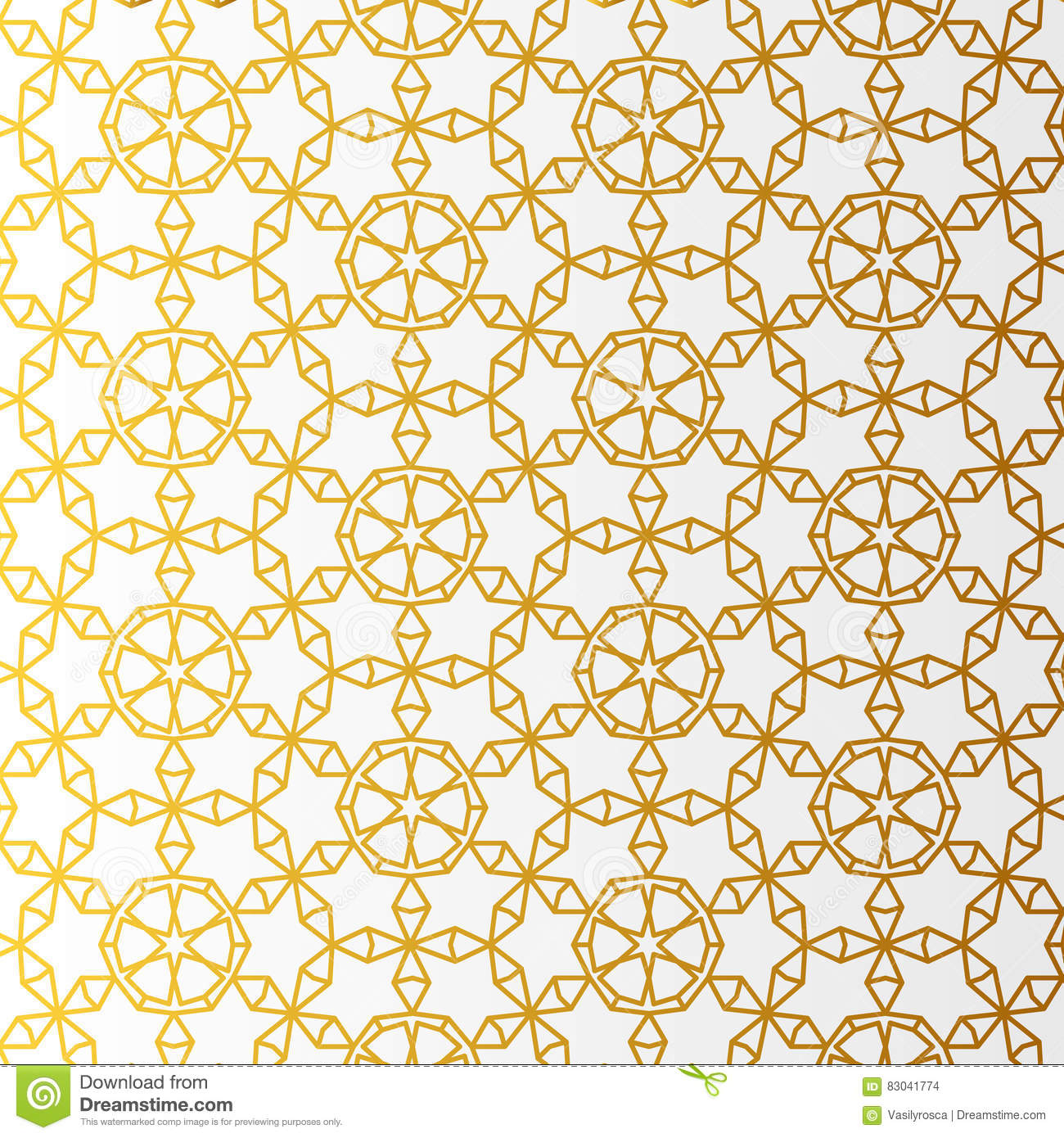 Detail Islamic Pattern Background Gold Nomer 22