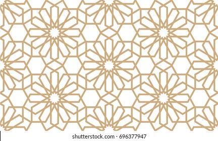 Detail Islamic Pattern Background Gold Nomer 27