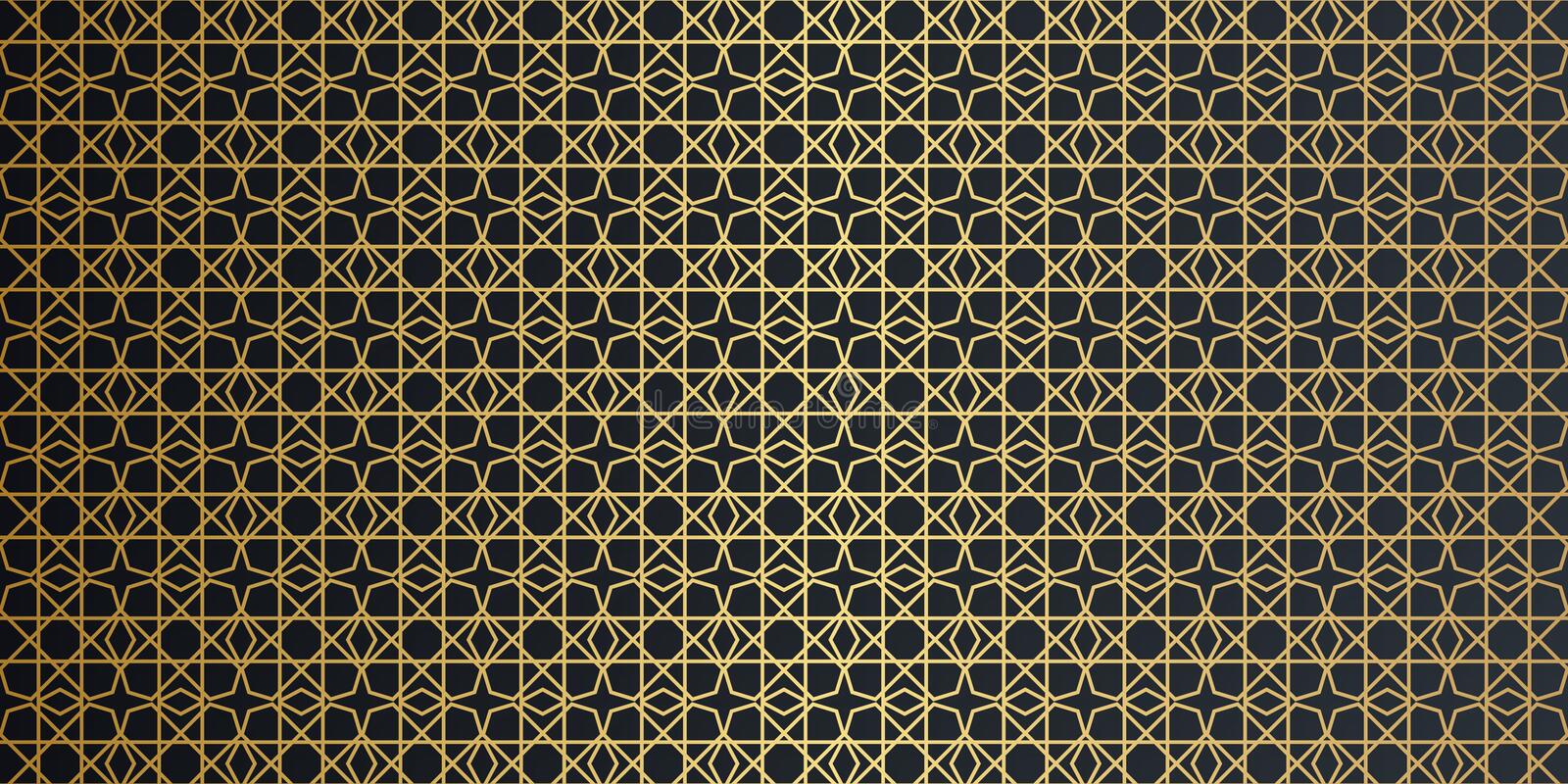 Detail Islamic Pattern Background Gold Nomer 31