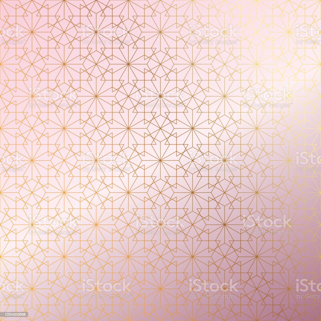 Detail Islamic Pattern Background Gold Nomer 34