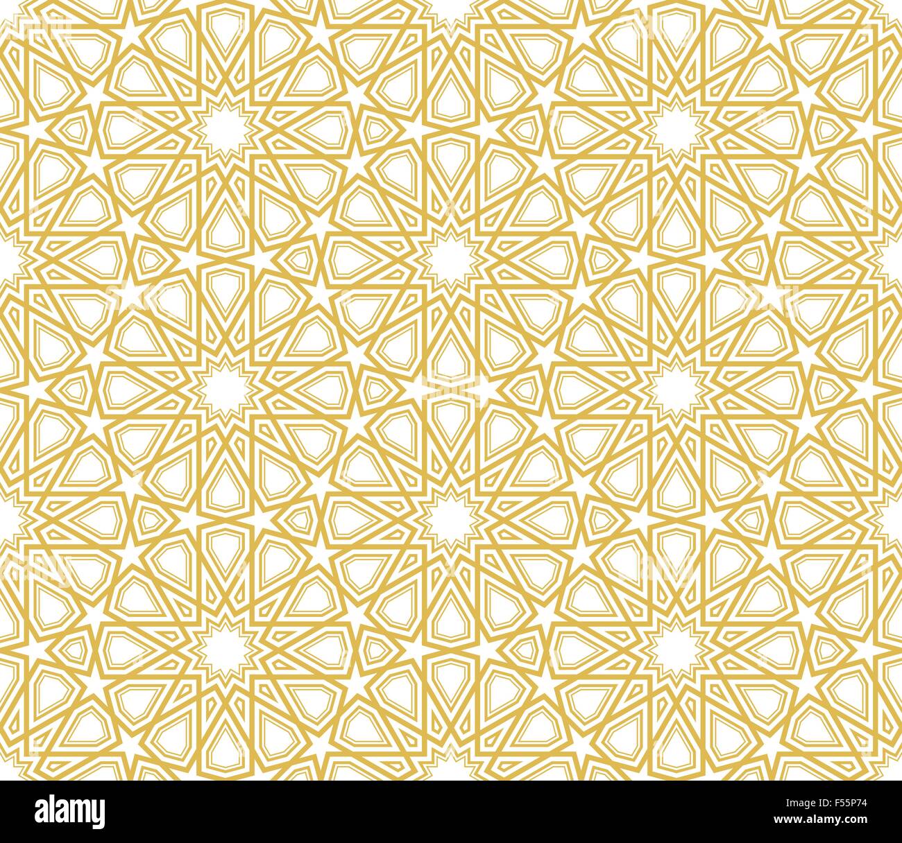 Detail Islamic Pattern Background Gold Nomer 5