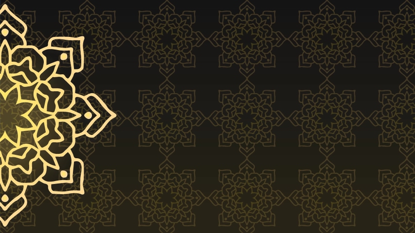 Detail Islamic Pattern Background Gold Nomer 46