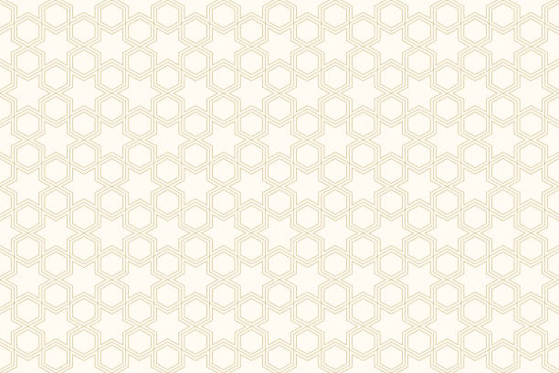 Detail Islamic Pattern Background Gold Nomer 47