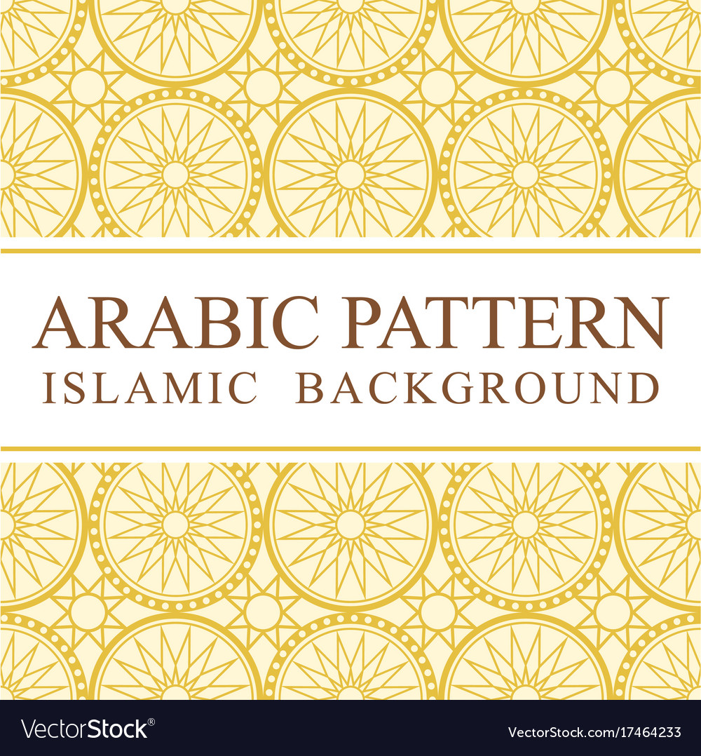 Detail Islamic Pattern Background Gold Nomer 50