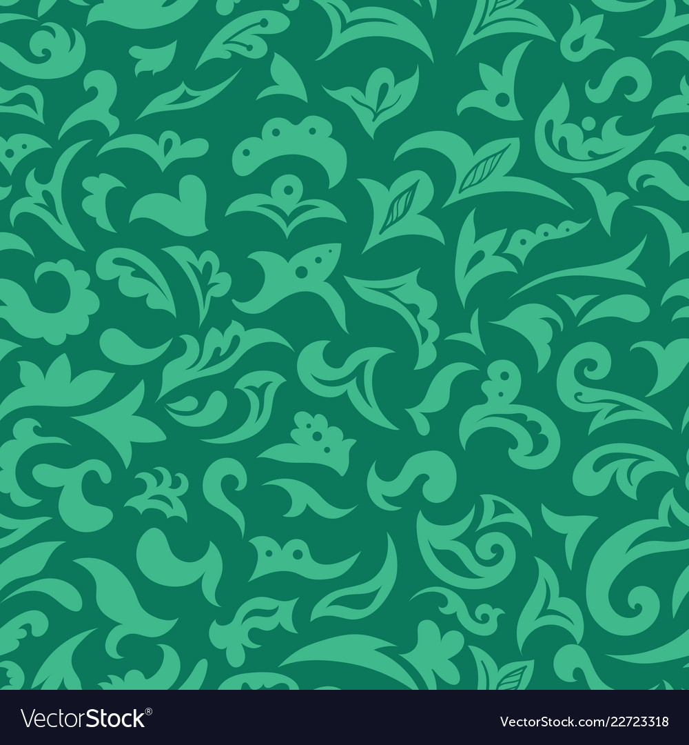 Detail Islamic Pattern Background Green Nomer 14