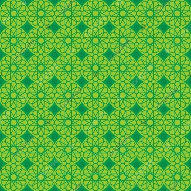 Detail Islamic Pattern Background Green Nomer 21